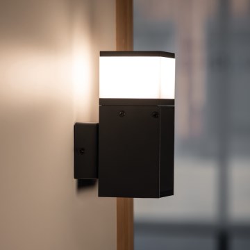 Ulkoseinävalaisin pistokkeella DASTEN 1xG9/11W/230V IP44 musta