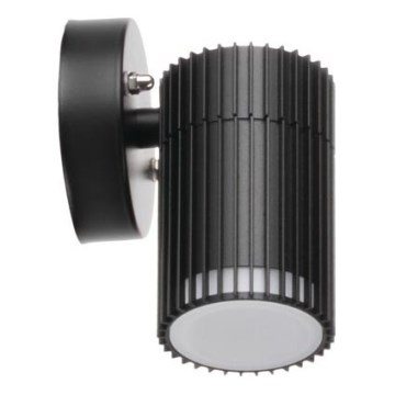 Ulkoseinävalaisin RADILO 1xGU10/11W/230V IP44 musta