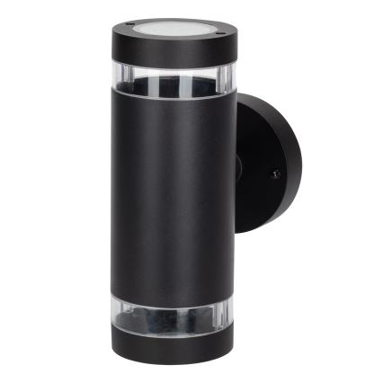 Ulkoseinävalaisin RINO 2xGU10/12W/230V IP54 musta