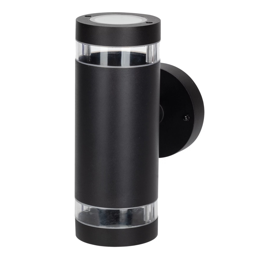 Ulkoseinävalaisin RINO 2xGU10/12W/230V IP54 musta