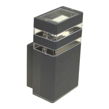 Ulkoseinävalaisin SANTA 1xGU10/30W/230V IP54 antrasiitti