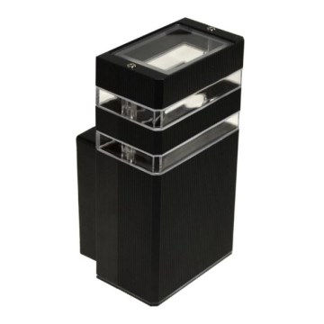 Ulkoseinävalaisin SANTA 1xGU10/30W/230V IP54 musta