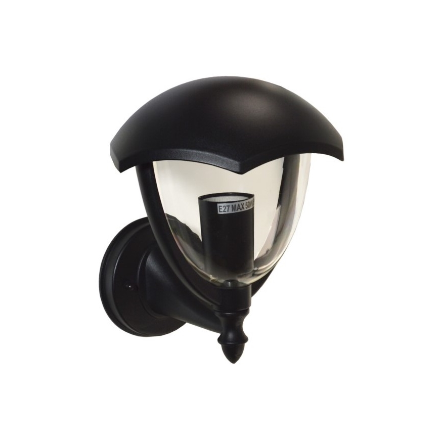 Ulkoseinävalaisin SANTIGO 1xE27/50W/230V IP54 musta