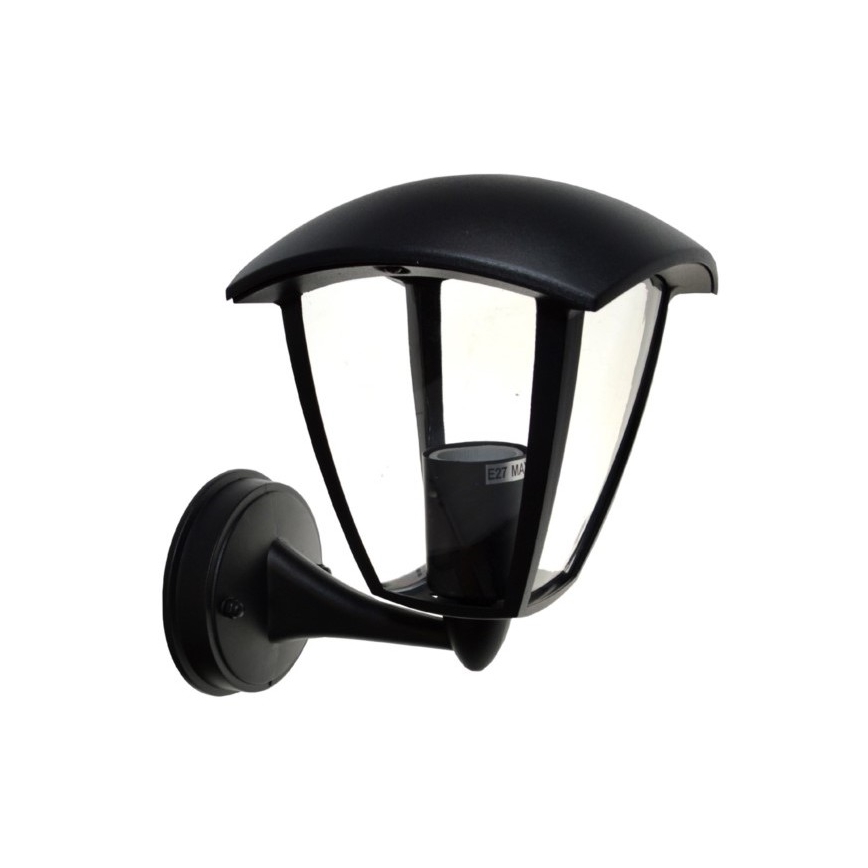 Ulkoseinävalaisin SURVA 1xE27/60W/230V IP44 musta