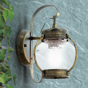 Ulkoseinävalaisin TAVERNA 1xE27/60W/230V IP23 pronssi/patina