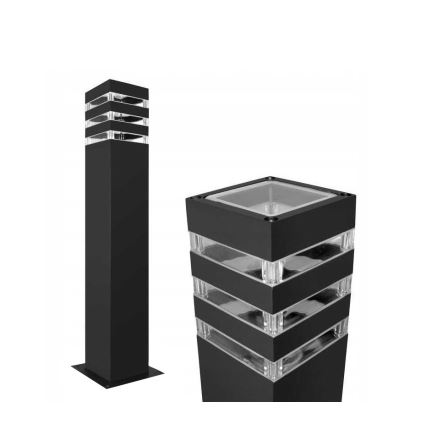 Ulkoseinävalaisin TEKSAS 1xE27/12W/230V IP44 44 cm antrasiitti
