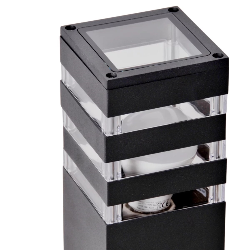 Ulkoseinävalaisin TEKSAS 1xE27/12W/230V IP44 74 cm antrasiitti