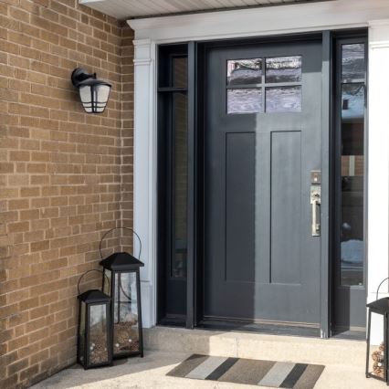 Ulkoseinävalaisin TEVIO KD 1xE27/60W/230V IP54 musta