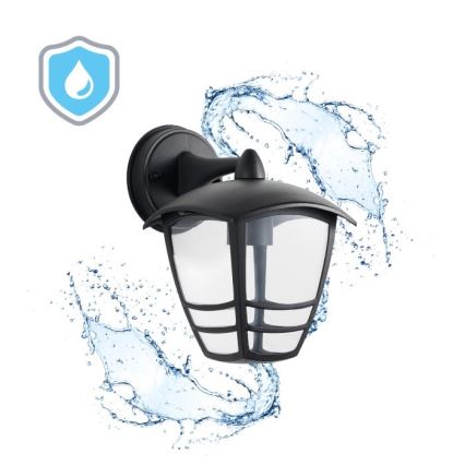 Ulkoseinävalaisin TEVIO KD 1xE27/60W/230V IP54 musta