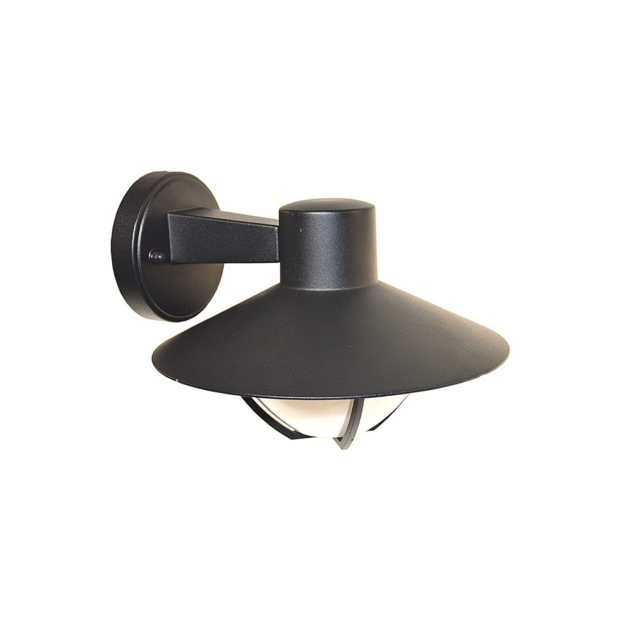 Ulkoseinävalaisin ZALIKA 1xE27/60W/230V IP44 musta