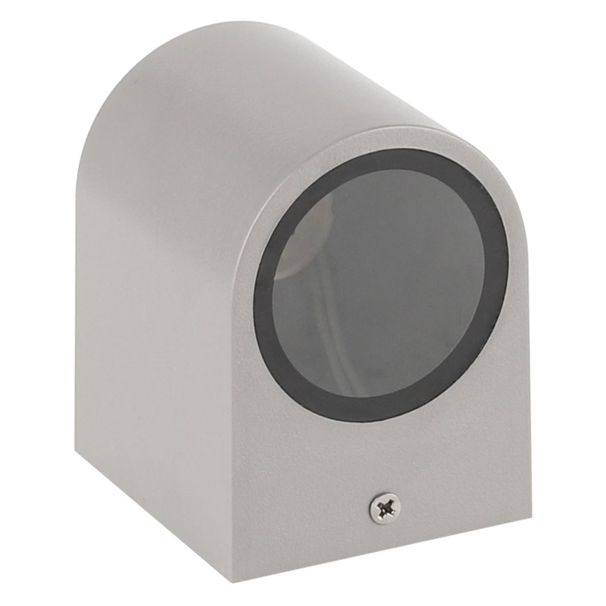 Ulkoseinävalo PARETE 1xGU10/6W/230V IP54 harmaa