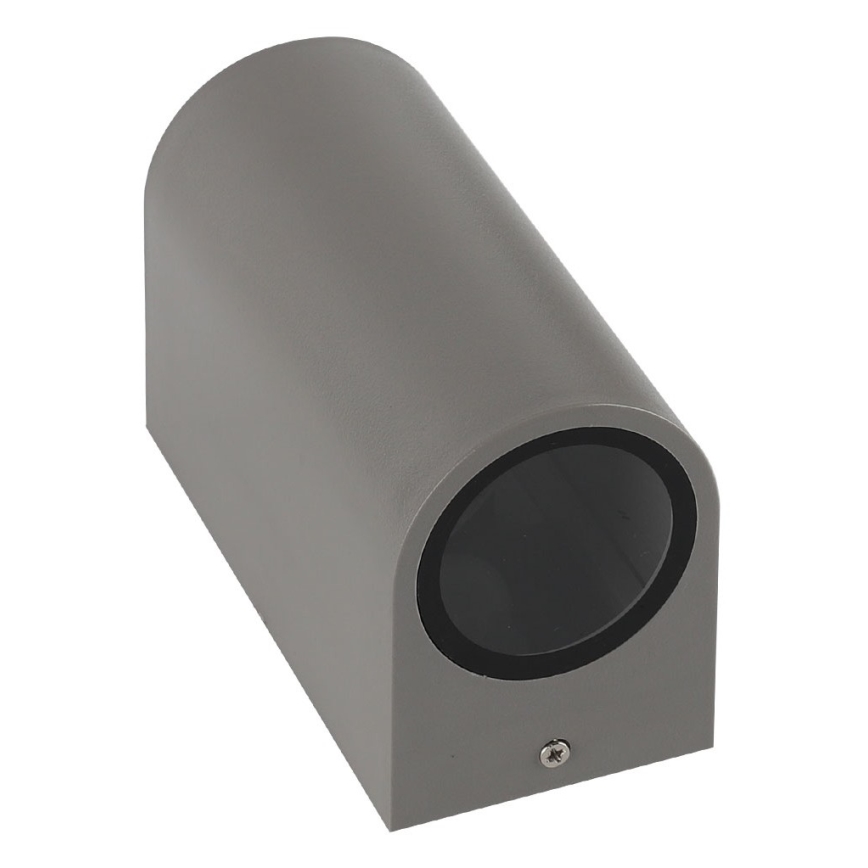 Ulkoseinävalo PARETE 2xGU10/6W/230V IP54 harmaa