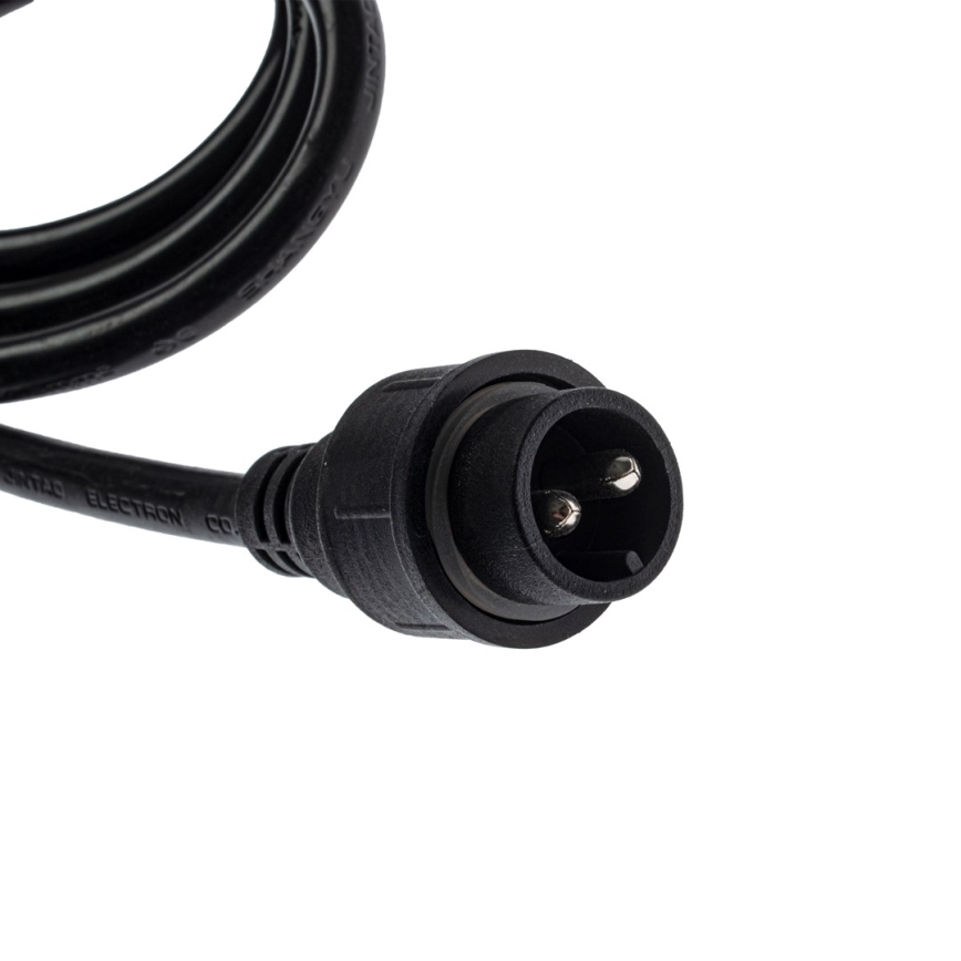 Ulkotila koristeellinen ketju SEPPELE 10xE27/15W/230V 10m IP44