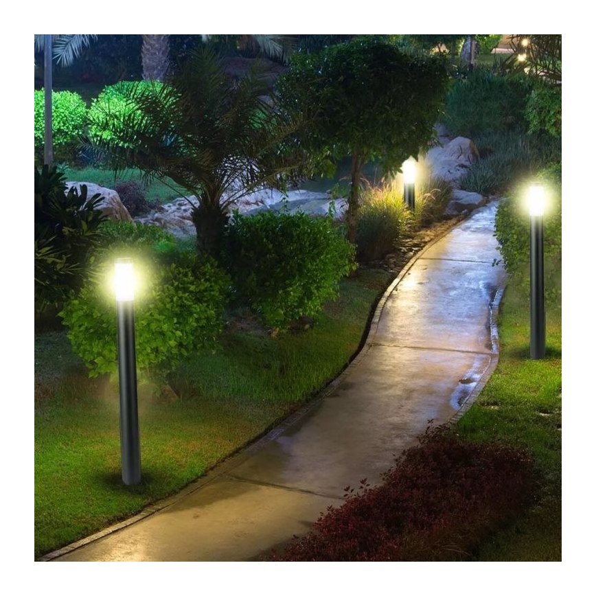 Ulkovalaisin 1xE27 / 60W / 230V IP44 110cm musta