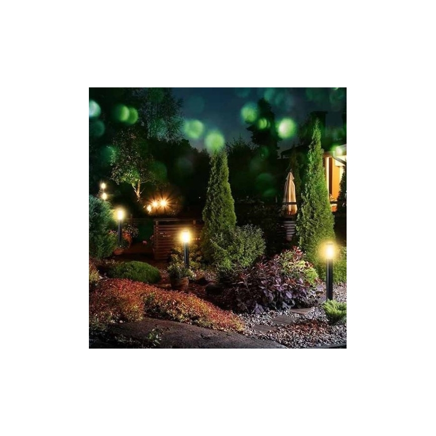 Ulkovalaisin 1xE27 / 60W / 230V IP44 80cm musta