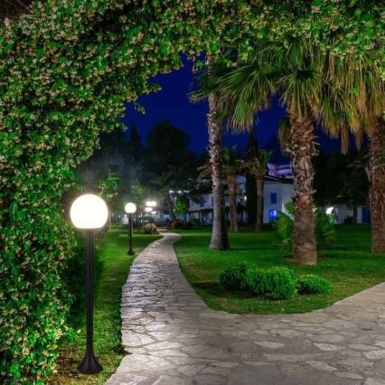 Ulkovalaisin 1xE27/60W/230V IP44 97 cm musta