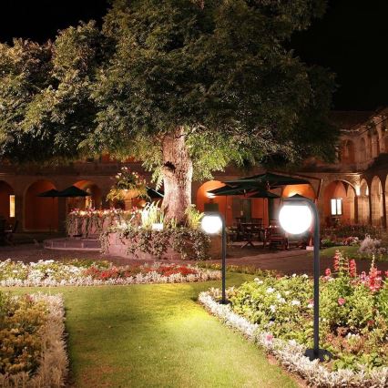 Ulkovalaisin 1xE27/60W/230V IP44 musta