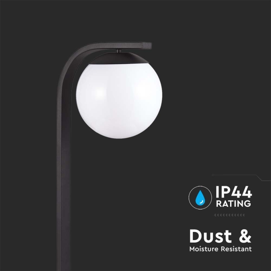 Ulkovalaisin 1xE27/60W/230V IP44 musta