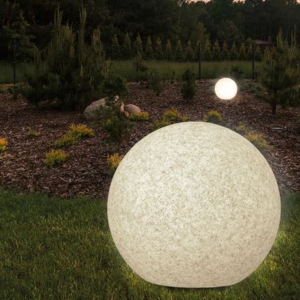 Ulkovalaisin ARGENTO 1xE27/15W/230V halkaisija 30 cm IP65 harmaa