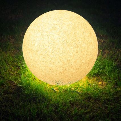 Ulkovalaisin ARGENTO 1xE27/15W/230V halkaisija 40 cm IP65 harmaa