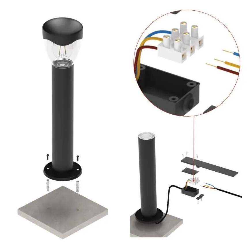 Ulkovalaisin ARTEO 1xE27/15W/230V IP44 50 cm