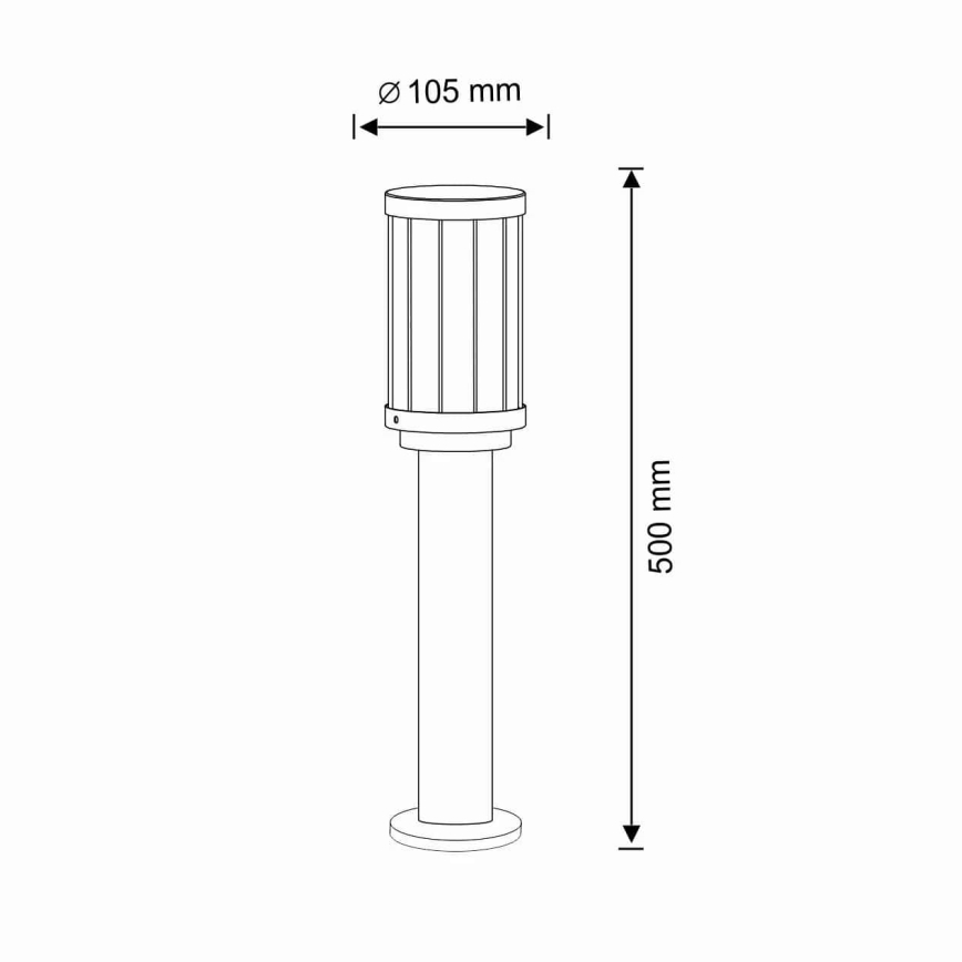 Ulkovalaisin FIORD 1xE27/10W/230V IP44