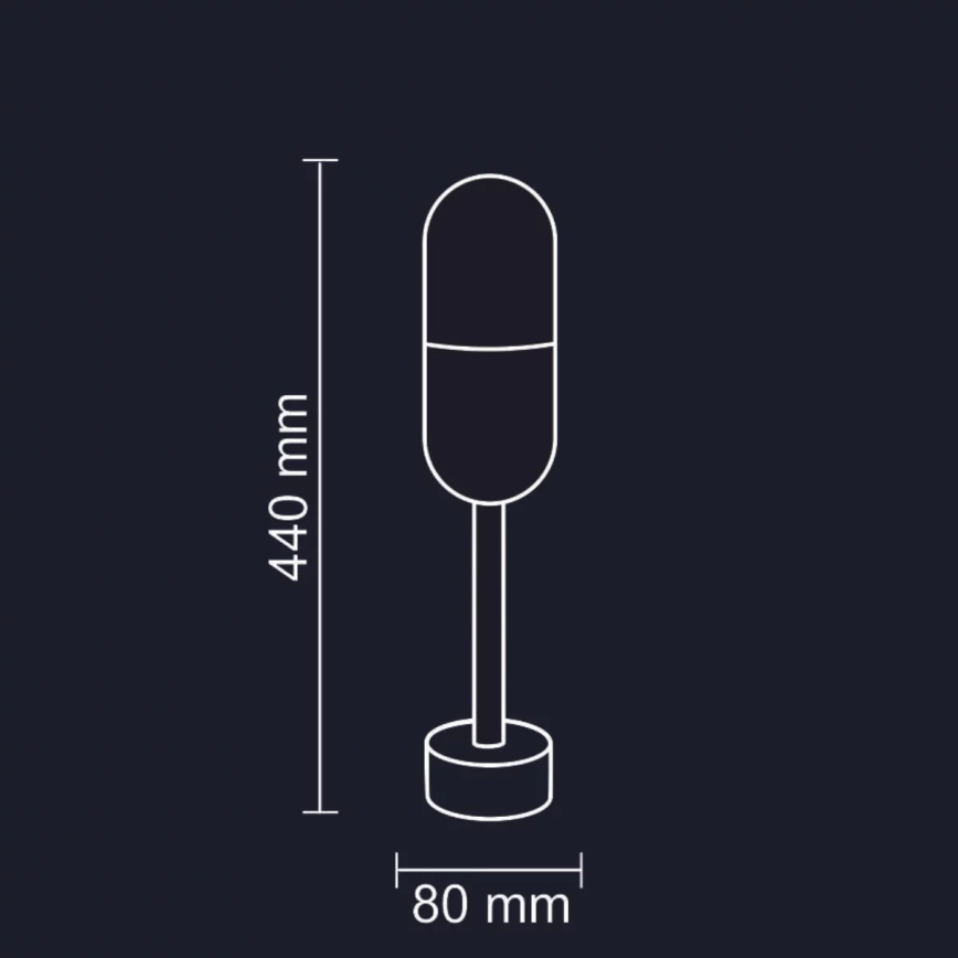 Ulkovalaisin HORTEN 1xE27/10W/230V IP44 44 cm