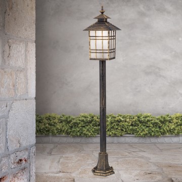 Ulkovalaisin KIKO 1xE27/11W/230V IP44 pronssi/patina