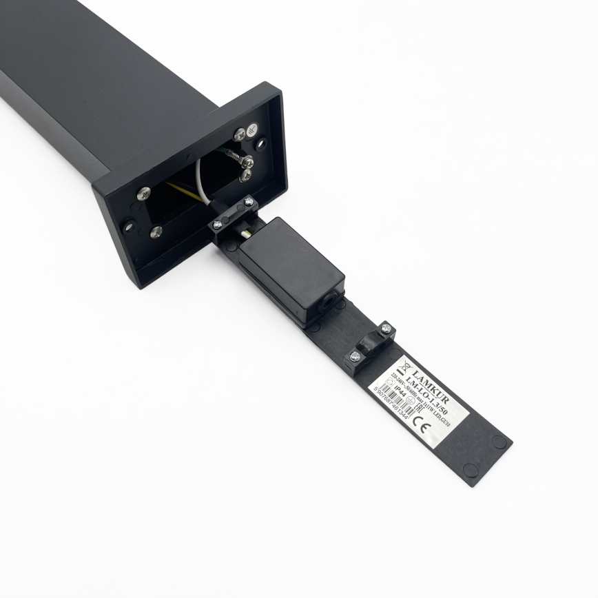 Ulkovalaisin LANTHEA 1xGU10/11W/230V IP44 50 cm musta