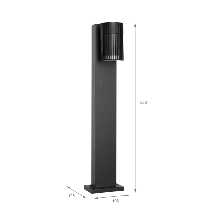 Ulkovalaisin LANTHEA 1xGU10/11W/230V IP44 50 cm musta