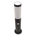 Ulkovalaisin liiketunnistimella LOPPA 1xE27/60W/230V 45 cm IP44 musta