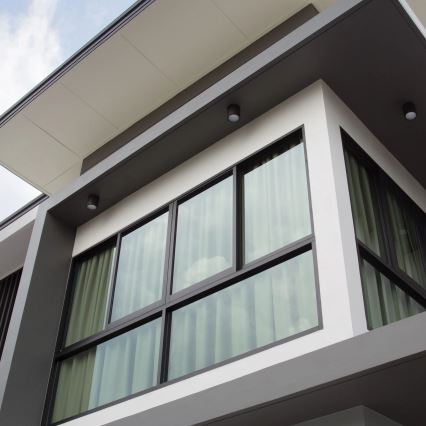 Ulkovalaisin OHIO 1xGU10/10W/230V IP54 musta