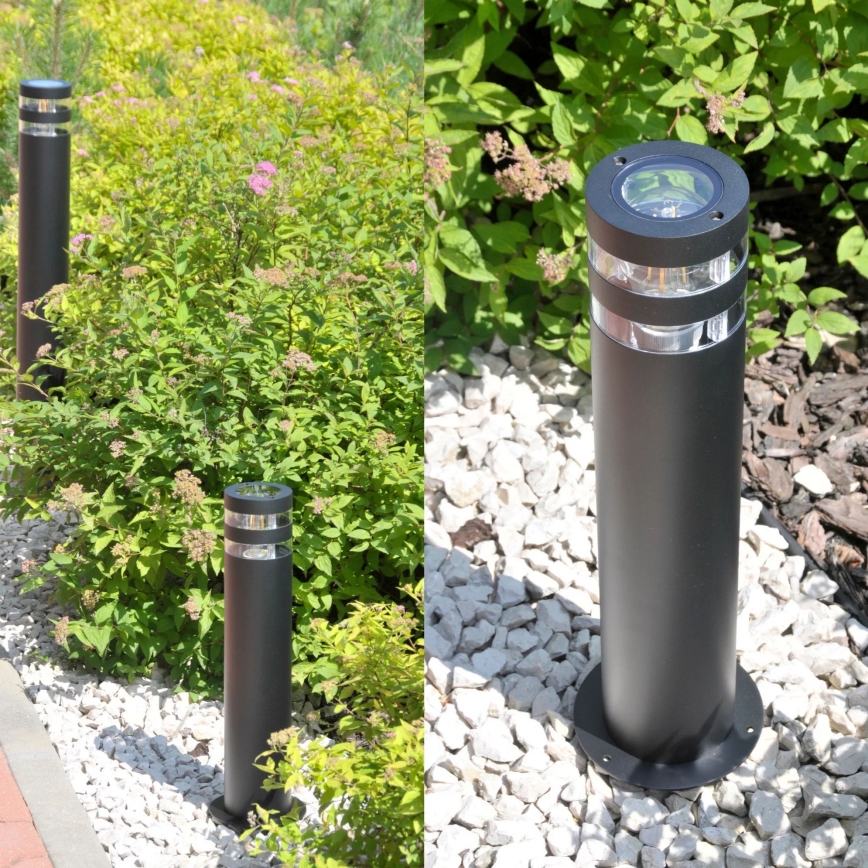 Ulkovalaisin RINO 1xE27/12W/230V IP54 44 cm musta