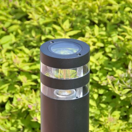 Ulkovalaisin RINO 1xE27/12W/230V IP54 44 cm musta