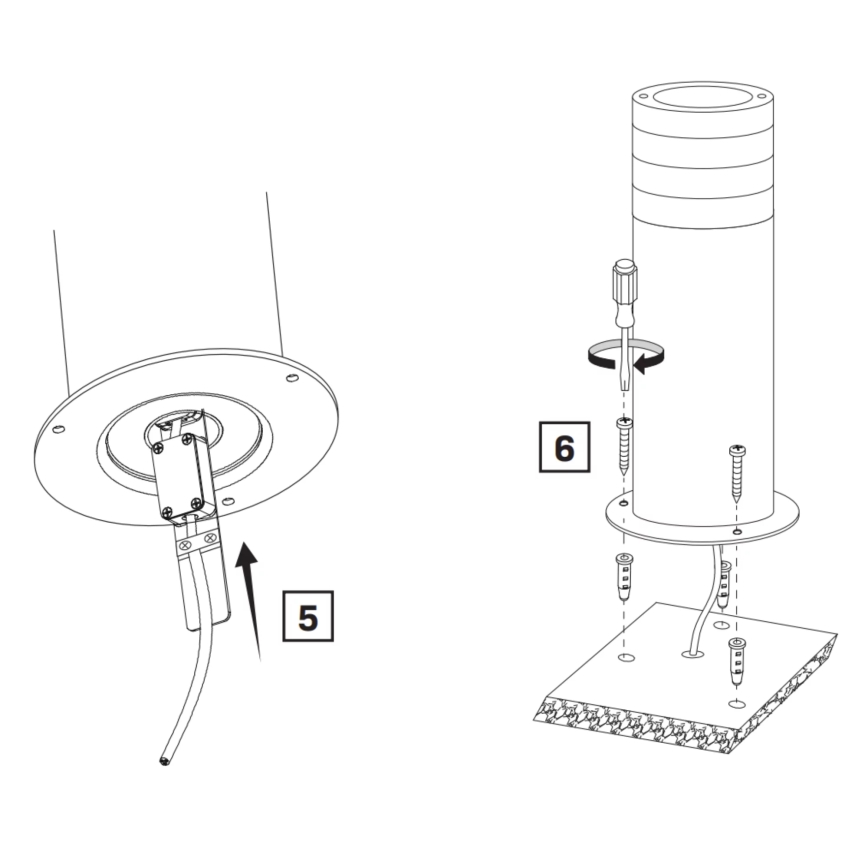 Ulkovalaisin RINO 1xE27/12W/230V IP54 44 cm musta