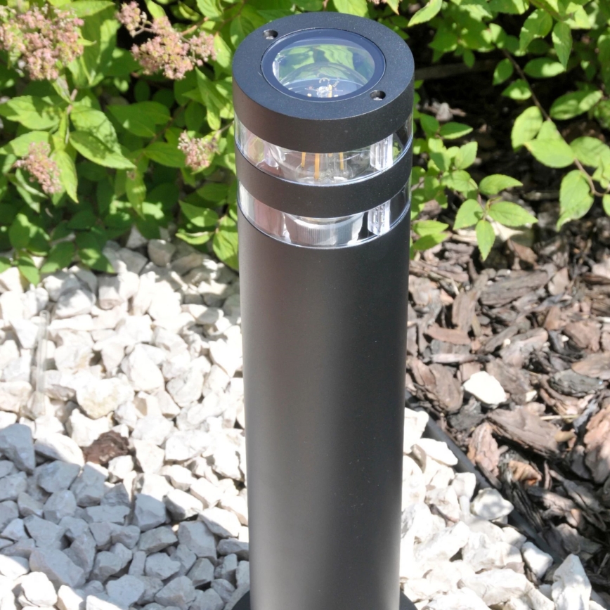 Ulkovalaisin RINO 1xE27/12W/230V IP54 74 cm musta
