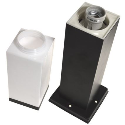 Ulkovalaisin SOPPA 1xE27/60W/230V IP44 45 cm musta