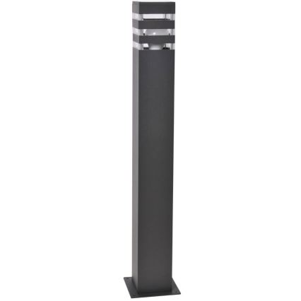 Ulkoseinävalaisin anturilla TEKSAS 1xE27/12W/230V IP44 74 cm antrasiitti