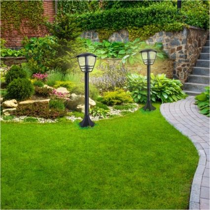 Ulkovalaisin TEVIO 1xE27/60W/230V IP54 97 cm musta