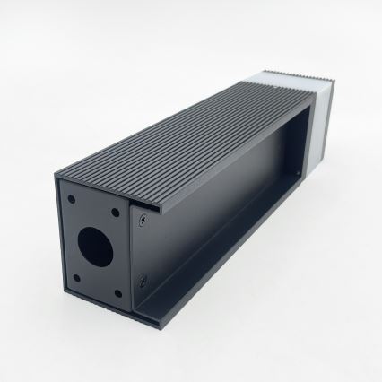 Ulkovalaisin VESPER 1xG9/5W/230V IP44 30 cm musta
