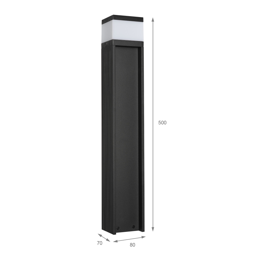Ulkovalaisin VESPER 1xG9/5W/230V IP44 50 cm musta