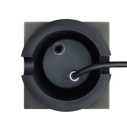 Ulkoväylän valo LUKKA CONNECT 1xGU10/4W/230V IP67 mattakromi kulmikas