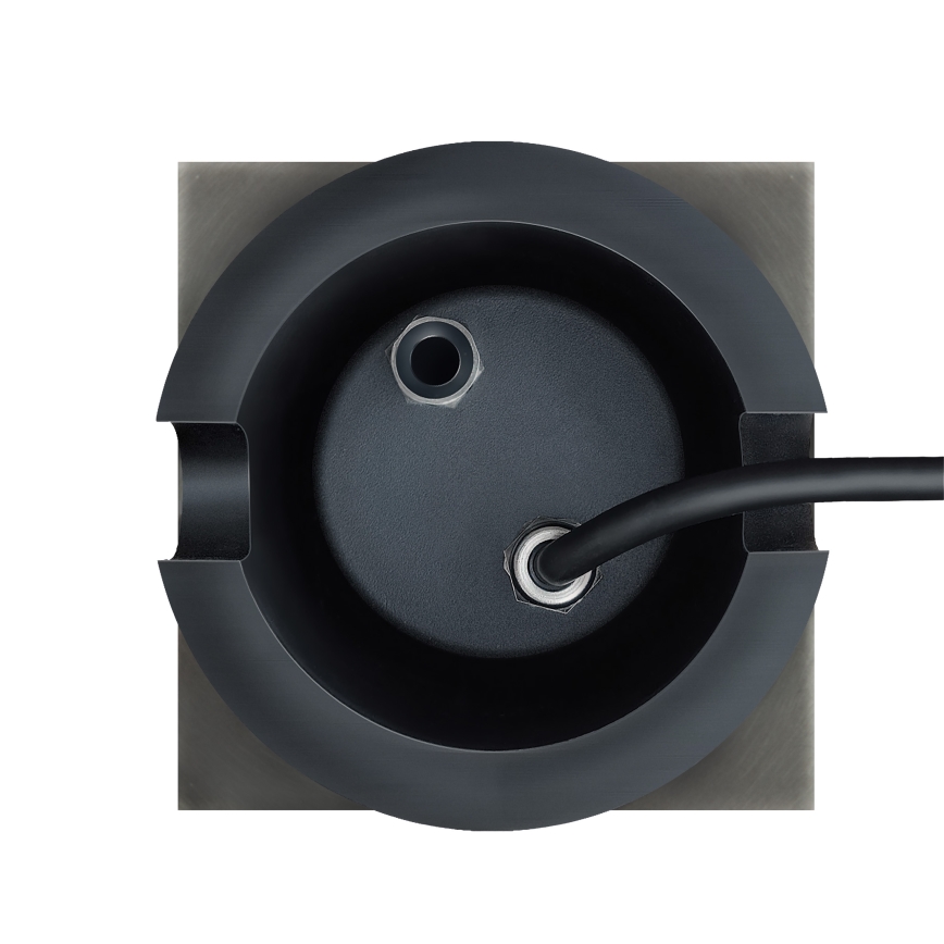 Ulkoväylän valo LUKKA CONNECT 1xGU10/4W/230V IP67 mattakromi kulmikas