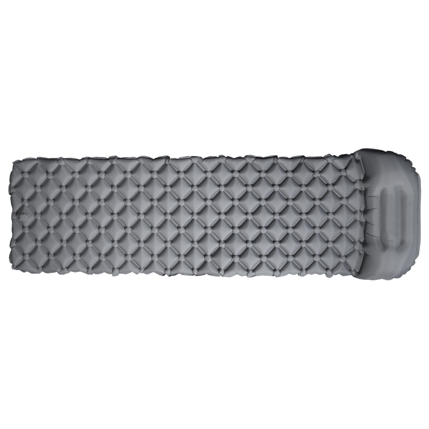 Ultrakevyt puhallettava retkeilymatto 500 g harmaa