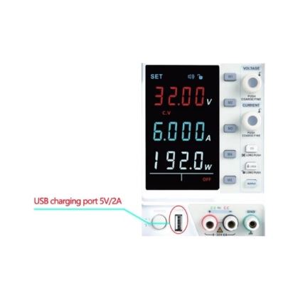 Uni-T UDP1306C - Laboratoriovirtalähde UDP1306C 0-32V/0-6A