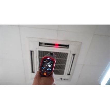Uni-T UT303D+ - Infrapuna-kontaktiton lämpömittari 1x9V 6LR61 1300°C
