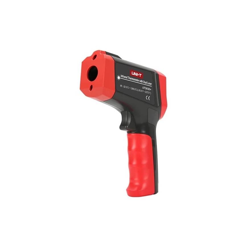 Uni-T UT303D+ - Infrapuna-kontaktiton lämpömittari 1x9V 6LR61 1300°C