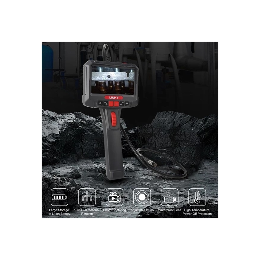 Uni-T UT663B - Endoskooppi 3,7 V 3000 mAh IP67 3 m