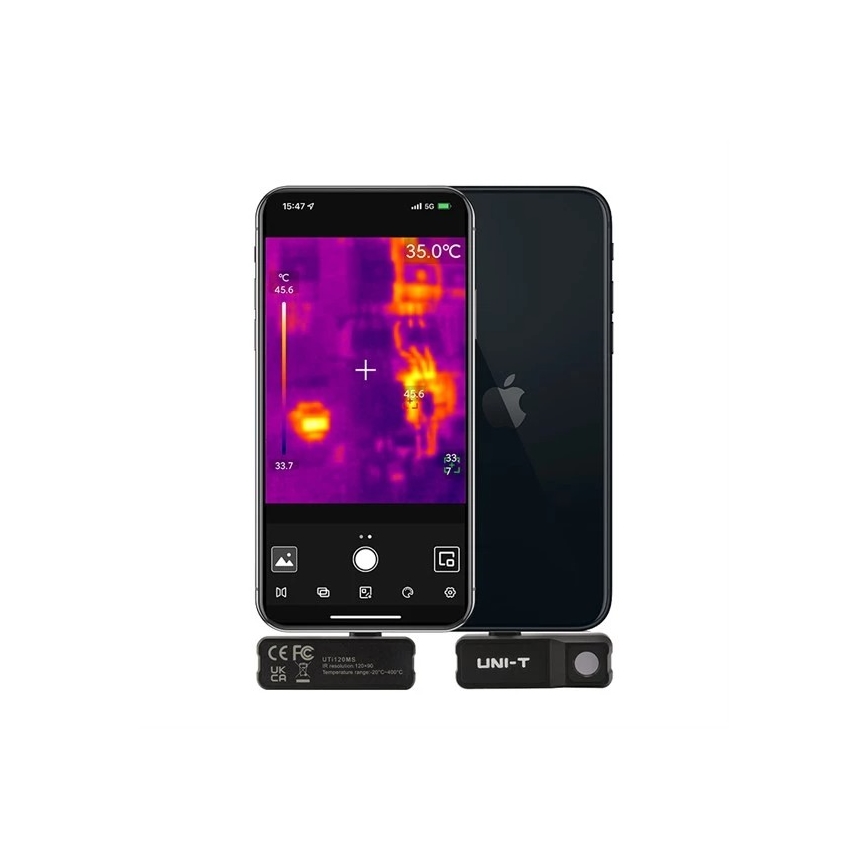 Uni-T UTi120MS - Thermal kamera lightning kohteelle iPhone