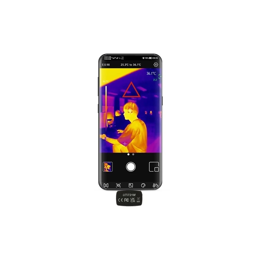Uni-T UTi721M - USB-C-lämpökamera